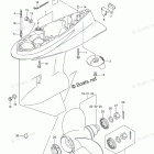 DF 115ATL Gear Case (DF115AT E03)