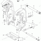 DF 200TX Clamp Bracket Transom(X) (DF200Z E03)