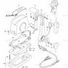 DF 140ATX Opt:Remote Control Assy Single (1) (DF140AT E03)