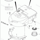 DF 175TX Silencer / Ring Gear Cover (DF175Z E03)