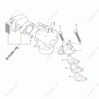 DF 2.5S Intake Pipe / Silencer