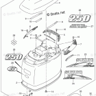DF 250TX Engine Cover (DF250ST E03)