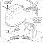 DF 175TGL Engine Cover (For 0EP) (DF175TG E03)