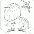 DF 175TGL Engine Cover (For Y5S) (DF175T E03)