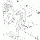 DF 225TX Clamp Bracket Transom(X,XX) (DF225Z E03)