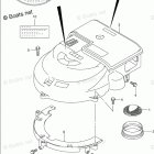 DF 175TGX Silencer / Ring Gear Cover (DF175T E03)