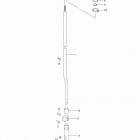 DF40A 50A 60A 410001 Shift rod (df40a e03)