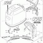 DF 175TX Engine Cover (For 0EP) (DF175ZG E03)