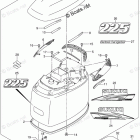 DF 225TX Engine Cover (For 0EP)(DF225Z E03)