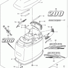 DF 200TX Engine Cover (For 0EP) (DF200Z E03)