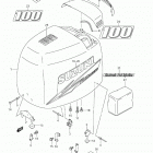 DF100/DF115 L2 Engine cover (df100t)