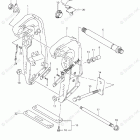DF 200TX Clamp Bracket Transom(X) (DF200Z E3)