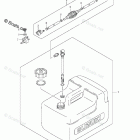 DF 9.9THL Fuel Tank (Resin) (DF9.9TH)