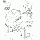 DF150/DF175 L2 Engine cover (df175t)