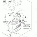 DF 250TX Engine Cover (DF250T E3)