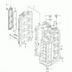 DF100/DF115 L2 Блок цилиндров