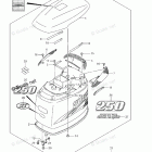 DF 250TX Engine Cover (DF250ST E3)