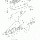DF9.9/DF15 L2 Gear case (df9.9t)