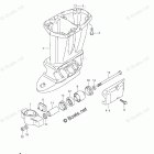 DF 60ATL Drive Shaft Housing (DF60A E3)