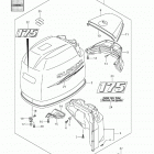 DF150/DF175 L2 Engine cover (df175z)