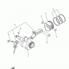 EF2800IK Коленчатый вал и Поршень