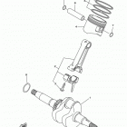 EF2000ISK Коленчатый вал и Поршень