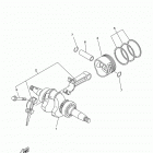 EF3000ISE/EF3000ISEB Коленчатый вал и Поршень