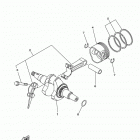 EF2600Q Коленчатый вал и Поршень