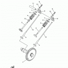 EF4000DEM/EF4000DM Распределительный вал и клапана