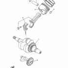 EF4000DEM/EF4000DM Коленчатый вал и Поршень
