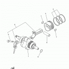 EF2600C Коленчатый вал и Поршень