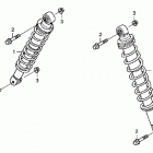 TRX680FA Передние аммортизаторы