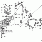 TRX420FPE Главный тормозной цилиндр -передний