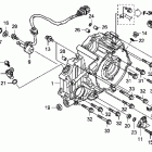 TRX420FE Крышка картера задняя