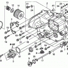 TRX680FA Передняя крышка картера