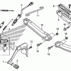 TRX420FPE Педали и подножки
