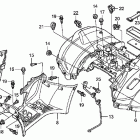 TRX420FE Заднее крыло