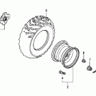 TRX420FE Заднее колесо