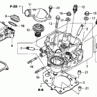 TRX420FE Головка цилиндра