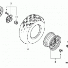 TRX680FA Переднее колесо