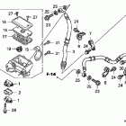TRX420FE Главный тормозной цилиндр - передний