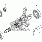 TRX420FPE Коленчатый вал и поршень