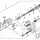 TRX680FA Задний суппорт тормозной