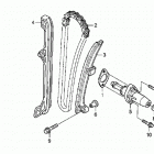 TRX680FA Цепь,натяжитель