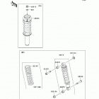 Mule 610 4x4 (KAF400-A1) Амортизатор