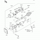 Mule 610 4x4 (KAF400-A1) Стартер