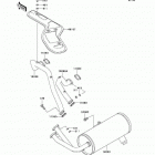 Mule 3010 Trans4x4 (KAF620-J1) Глушитель