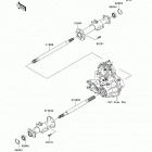 Mule 600 (KAF400-B1) Задняя ось