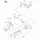Mule 3010 Diesel 4X4 (KAF950-B2) Air cleaner-belt converter