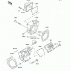Mule 3010 Trans4x4 (KAF620-J1) Головка цилиндра